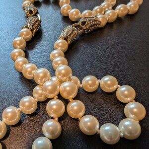Heidi Daus vintage pearls & tulips